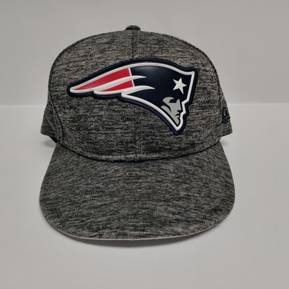New Era Patriots Hat Heather Gray Adjustable Baseball Cap NFL Football